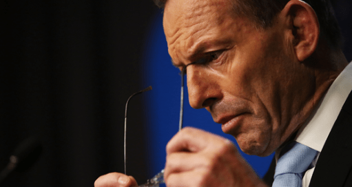 abbott pensive with spectacles