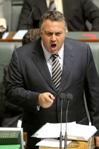 1 Joe Hockey blusters