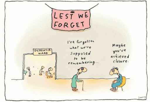 lest we forget leunig