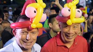 abbott in silly hat