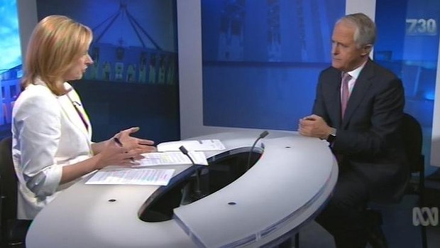 leigh sales and malcolm turnbull