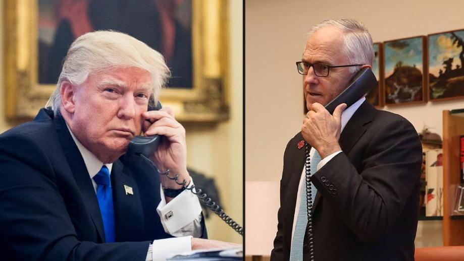 turnbull-and-trump-on-the-phone