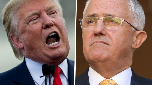 posturing trump and turnbull