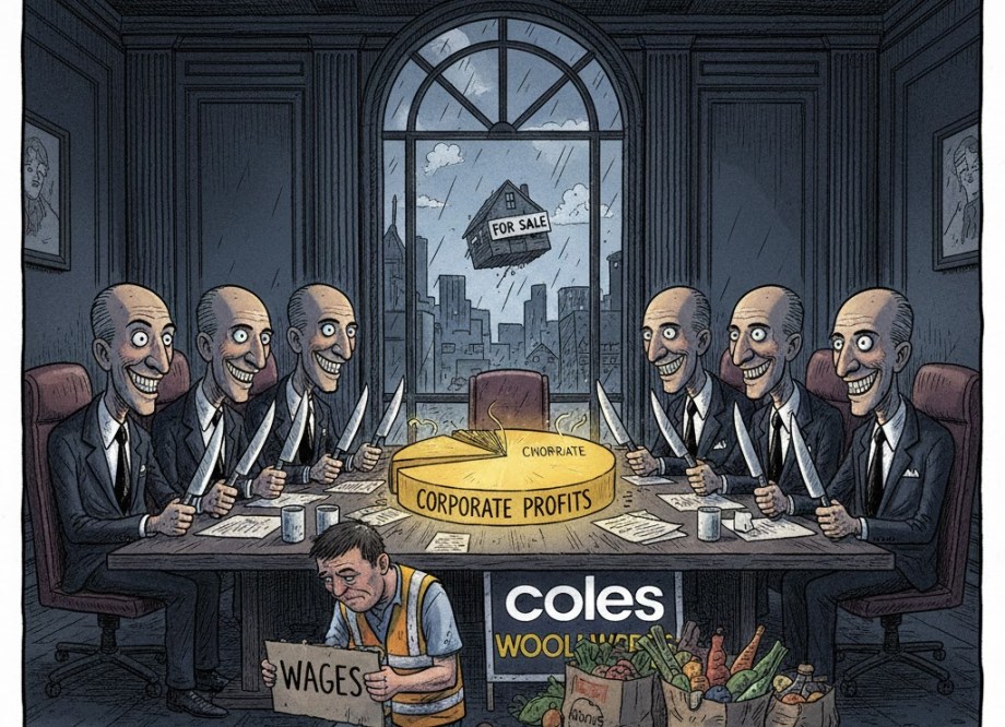 RBA boardroom feast: Corporate insiders divvy up wealth while workers and renters pay the price.