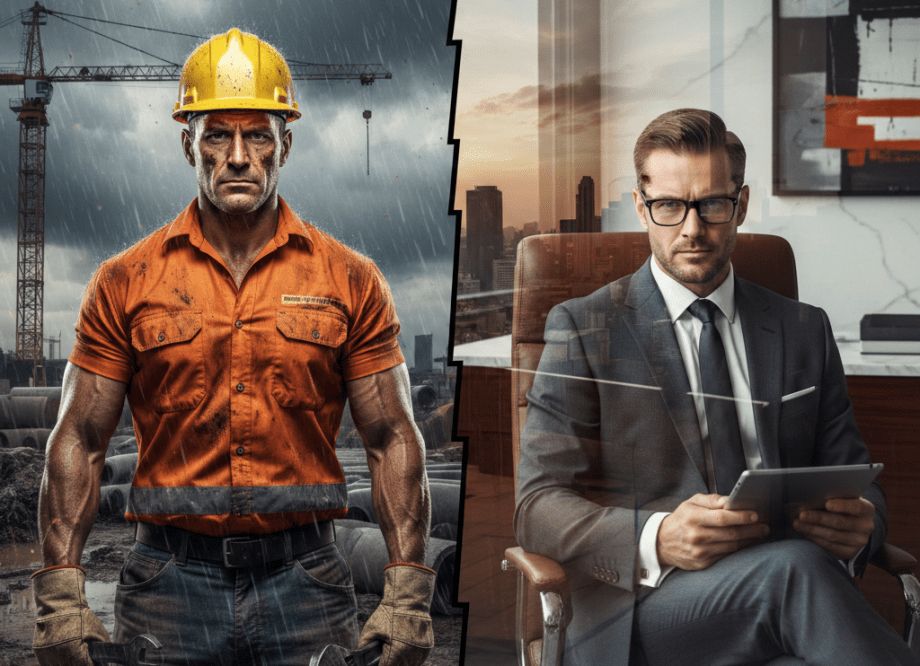 Construction workers at a union rally — the CFMEU has faced decades of political and media campaigns despite winning better wages and safety conditions for Australian builders.